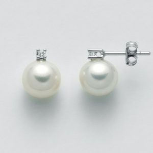 Orecchini Miluna Perle Oro Bianco e Diamanti- PER2303
