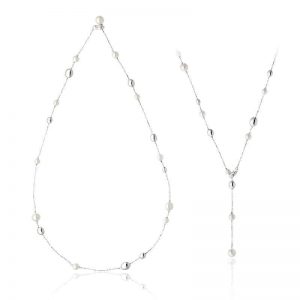 Collana In Oro Bianco con Perle e Diamanti Chimento Linea Armillas Acqua Pearl - 1G01461PP5