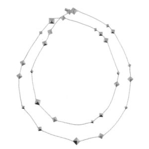 Collana in Oro Bianco e Diamanti Chimento Linea Armillas Pyramis - 1G01449ZB5900