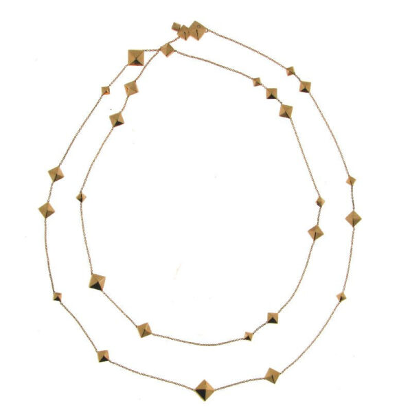 Collana in Oro Rosa e Diamanti Chimento Linea Armillas Pyramis - 1G01449ZB6900